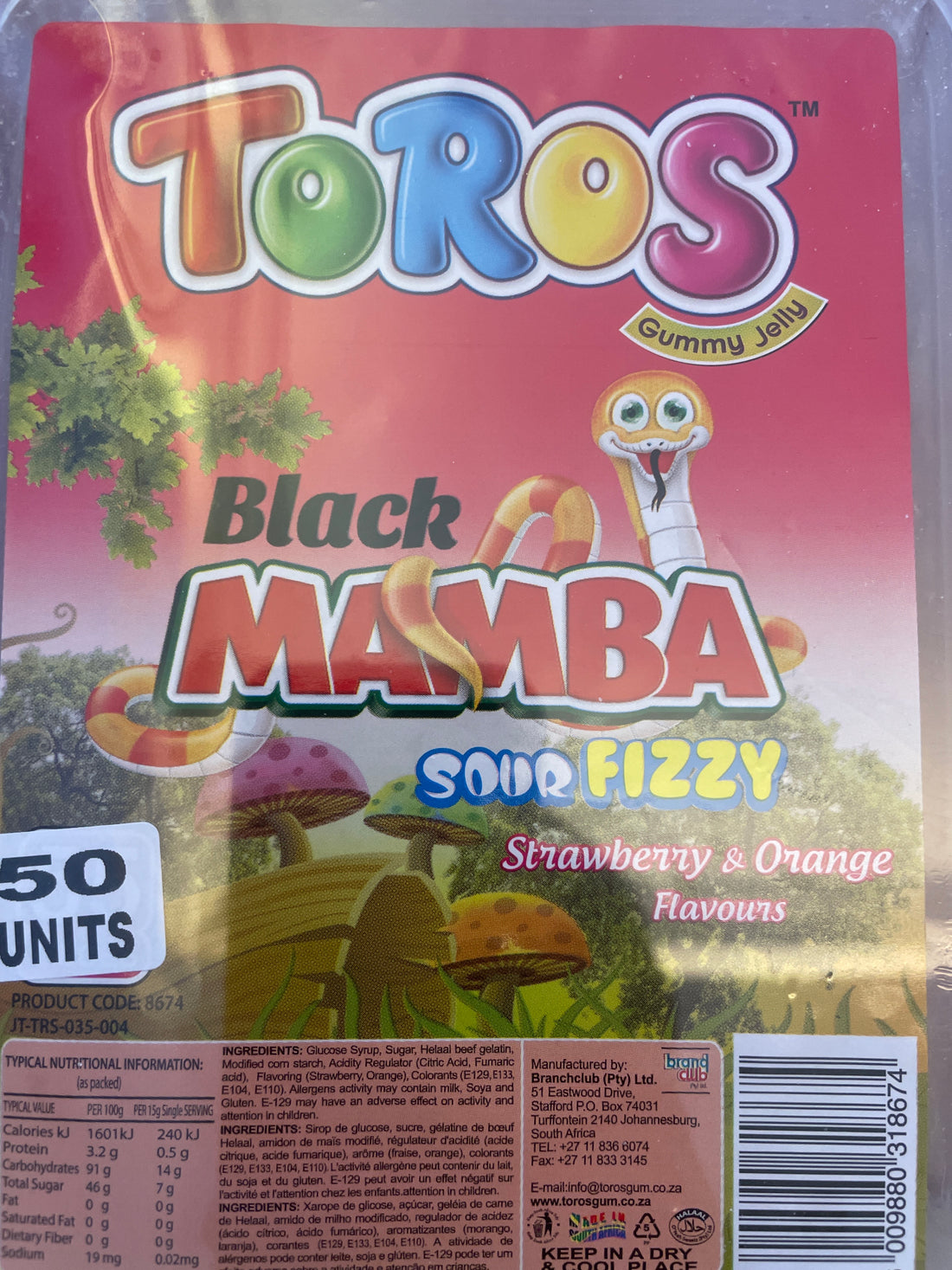 Black Mamba Strawberry &amp; Orange