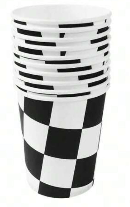 Checkered Cups 10pc